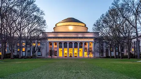 MIT campus at night – Blended Professional Certificate Program in Chief Sustainability Officer