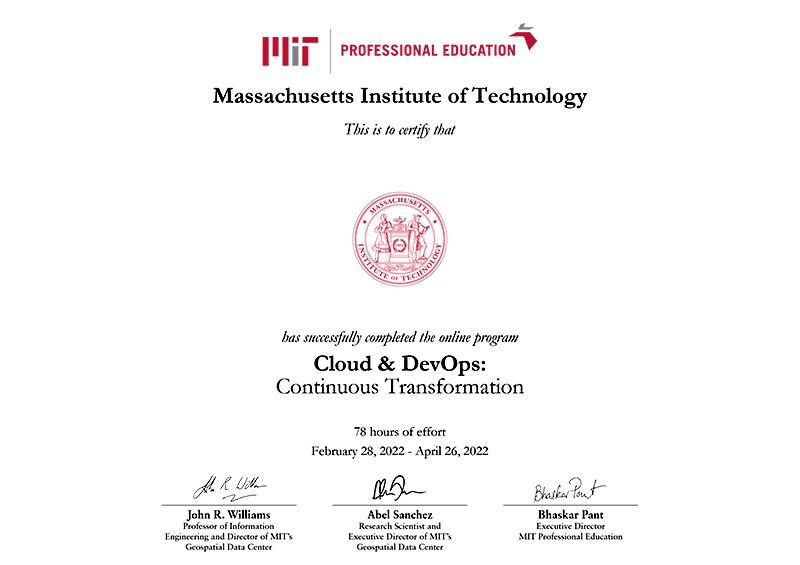 Mit Web Development Certificate Review