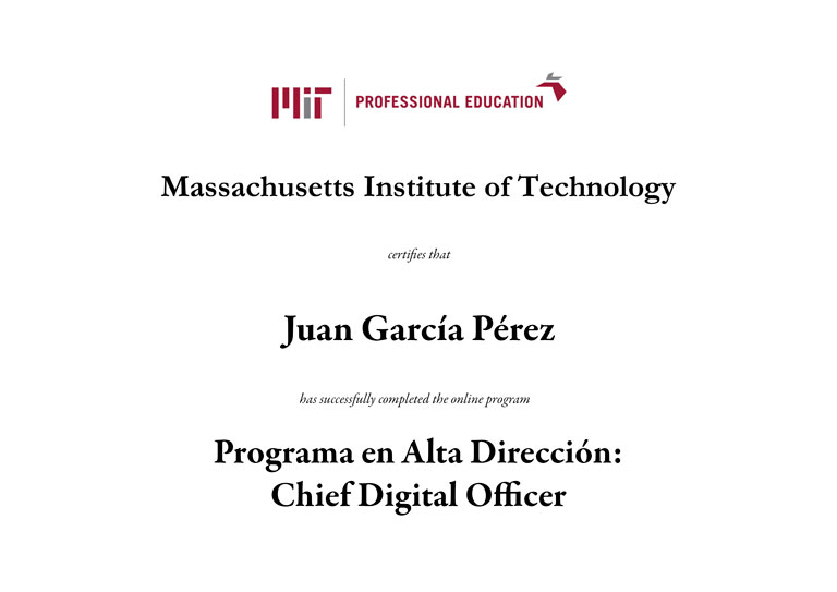 Programa de Alta Dirección: Chief Digital Officer